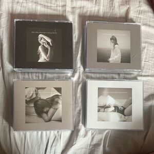 TTPD Tortured Poets Collector CDs (Complete Bundle of 4 Variants) With Artifacts